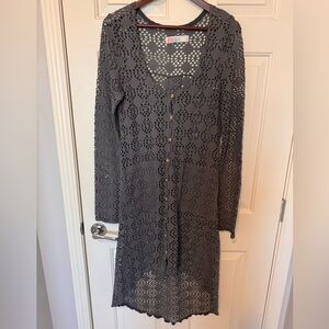 FP Beach crochet swim coverup